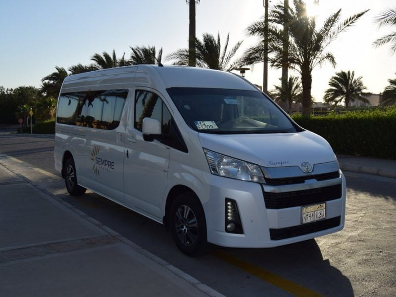 Flughafen Hurghada nach Marsa Alam mit dem Minibus