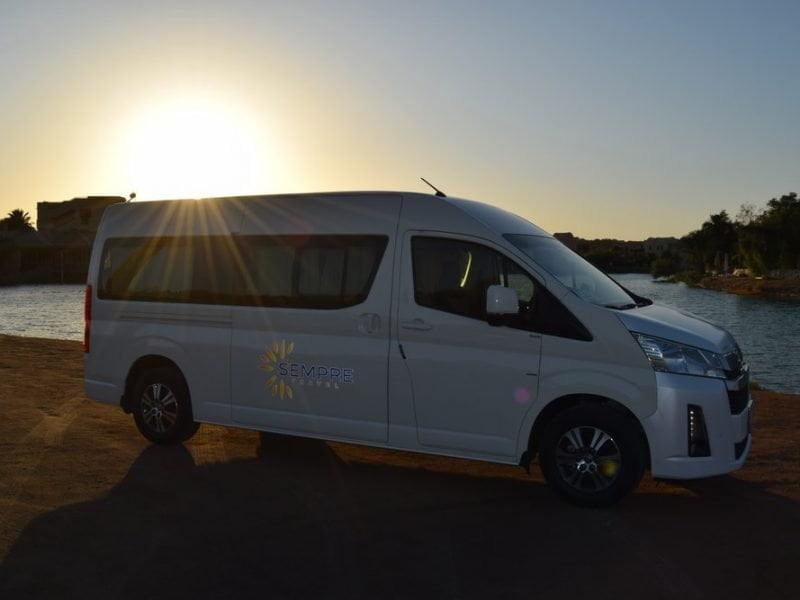 Makadi nach Hurghada mit dem Minibus