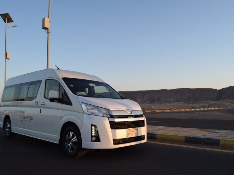 Flughafen Hurghada nach Safaga mit dem Minibus
