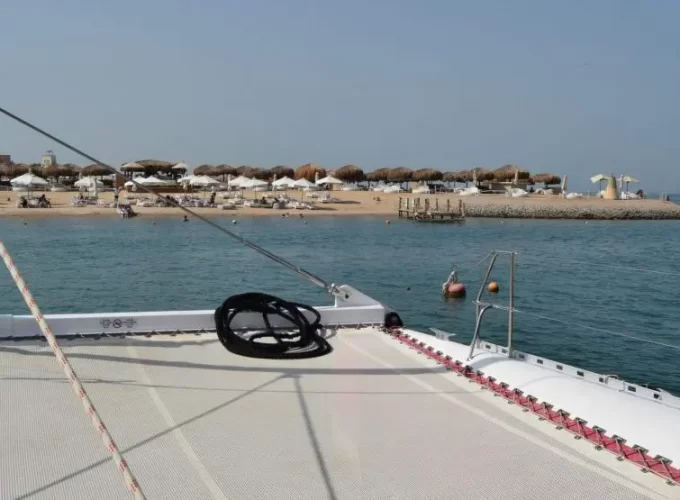 Ocean Diva Katamaran Schnorcheltour Delfinhaus Makadi Bay