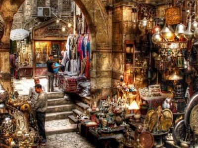 Shopping berühmter Basar Khan El Khalili 